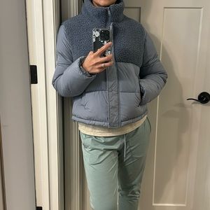 Bernardo blue puffer jacket